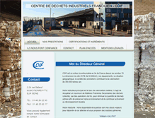 Tablet Screenshot of cdif-recyclage.com